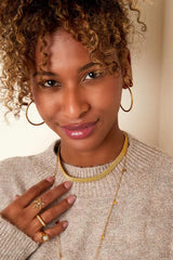 Verižica - minimalistična v zlati barvi - HeyGirl.si