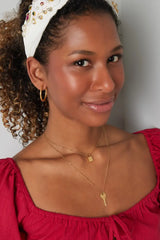 Dvojna verižica s ključem in ključavnico - HeyGirl.si