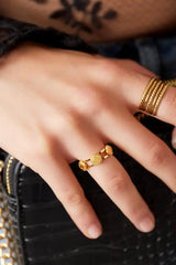 Prstan z 3 deteljicami