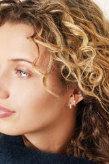 Uhani - kraljevski v zlati barvi