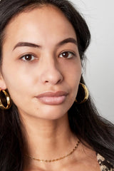 Obročasti uhani v srebrni barvi