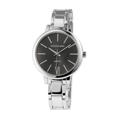 Ženska ročna ura - Excellanc, srebrna/črna