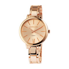 Ženska ročna ura - Excellanc, roza zlata