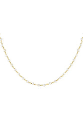 Verižica v zlati barvi - veriga biserov - HeyGirl.si