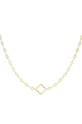 Verižica iz krogcev v zlati barvi - HeyGirl.si