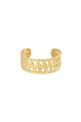 Prstan - barok, zlate barve - HeyGirl.si