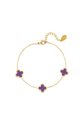 Zapestnicami z vijoličastimi deteljicami - HeyGirl.si