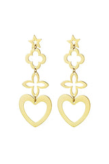 Uhani - izraziti v zlati barvi