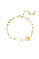 Zapestnica s srčkom in deteljico - HeyGirl.si