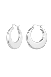 Uhani okrogli, elegantni, must have - srebrni