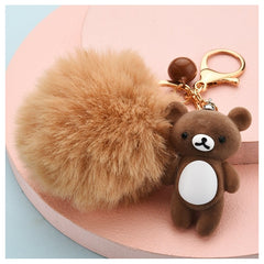 Obesek za ključe - Rjavi medvedek - HeyGirl.si