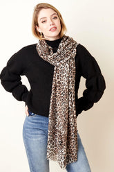 Šal z leopardjim vzorcem