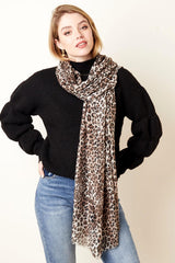 Šal z leopardjim vzorcem