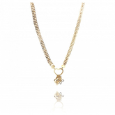 Verižica v zlati barvi z obeski - HeyGirl.si