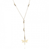 Verižica v zlati barvi kačji pastir - HeyGirl.si