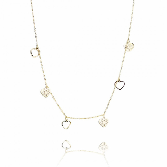 Verižica s srčki - HeyGirl.si