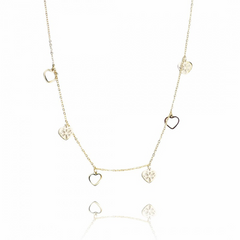 Verižica s srčki - HeyGirl.si