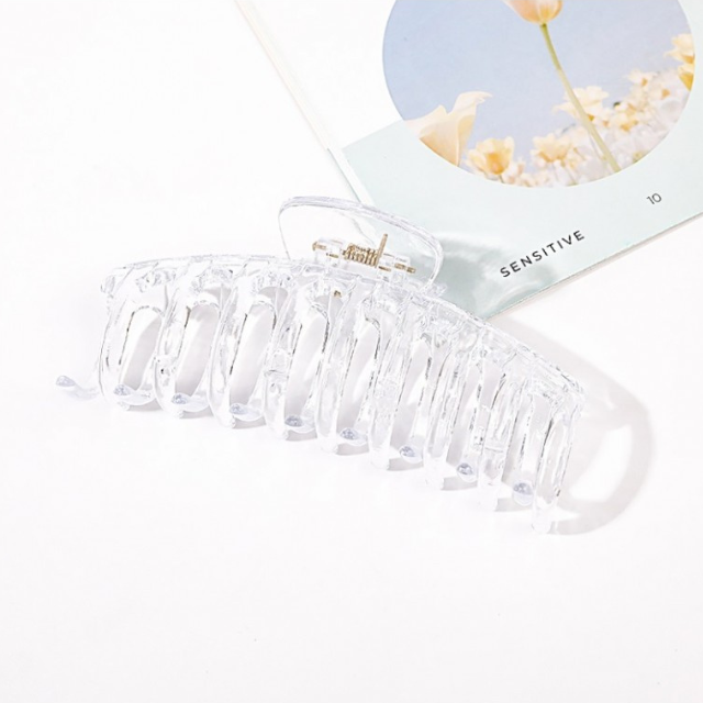 Sponka za lase - klasična prozorna - HeyGirl.si