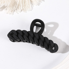 Sponka za lase - pletena črna - HeyGirl.si